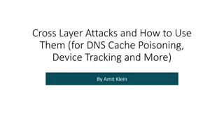Exploiting PRNG for DNS Cache Poisoning and Cross-Layer Attacks