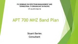 Understanding Spectrum Management and Terrestrial TV Broadcast in Pacific Region
