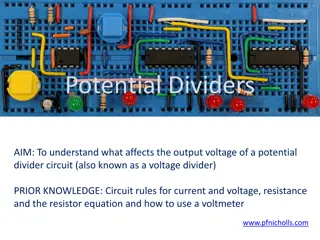 Understanding Output Voltage of Potential Divider Circuits