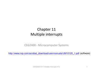 Explore Multiple Interrupts in Microcomputer Systems CEG2400