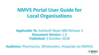 Understanding NMVS User Guide for Local Organisations