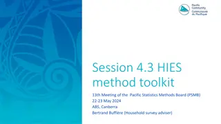 Pacific Household Income and Expenditure Survey Methods Toolkit