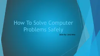 Safely Solve Computer Problems: Tips and Recommendations