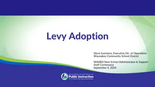 Understanding School Budget Adoption and Tax Levy Process
