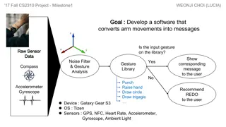 Convert Arm Movements into Messages Software Development Project