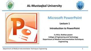 Introduction to Microsoft PowerPoint: Benefits, Interface, and Usage