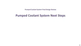 Pumped Coolant System Final Design Review and Next Steps - Recommendations and Preparations
