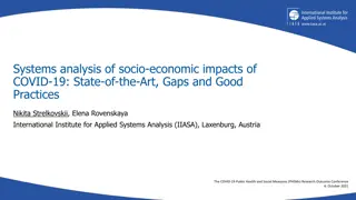 Understanding the Socio-Economic Impacts of COVID-19: Systems Analysis Approach