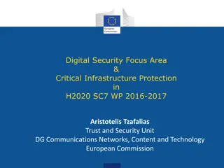 Digital Security and Critical Infrastructure Protection in H2020 SC7 WP 2016-2017