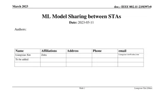 AI/ML Model Sharing Feasibility and Challenges in IEEE 802.11-23