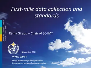 Data Collection Standards for First-Mile Interface in SC-IMT November 2024
