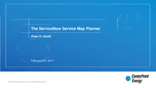 ServiceNow Service Map Planner Overview