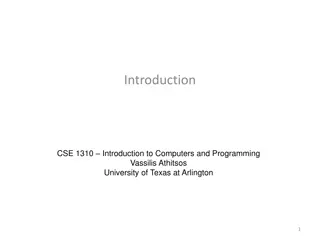 Understanding Computers and Programming Essentials