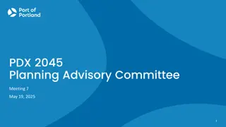 PDX 2045 Planning Advisory Committee Meeting Highlights