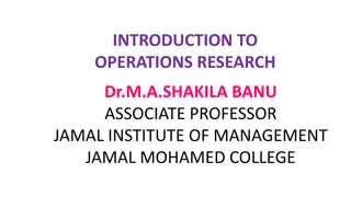 Operations Research: Key Points, Techniques, Applications & Advantages