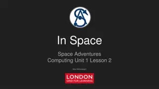 Space Adventures Computing Lesson on Simulating Spaceship Travel