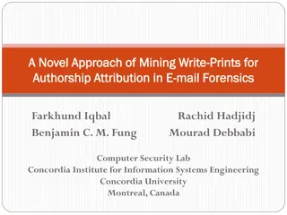 Authorship Attribution in Email Forensics: A Novel Approach