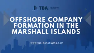 Offshore Company Formation in the Marshall Islands