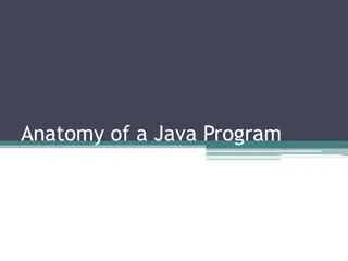 Understanding the Structure of a Java Program