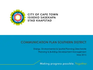 Effective Communication Plan for Southern District Energy and Environmental Management