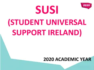 Key Information on SUSI 2020 Grants and Financial Support
