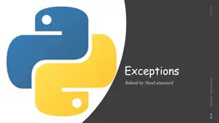 Understanding Python Exceptions Handling Techniques