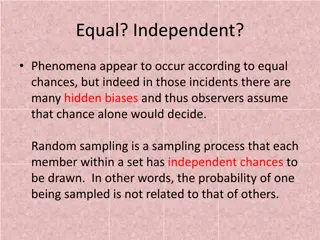 Understanding Equal Chance in Random Sampling Phenomena