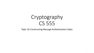 Constructing Message Authentication Codes for Secure Communication
