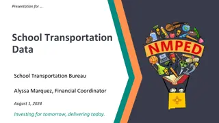 School Transportation Data and Reporting Guidelines