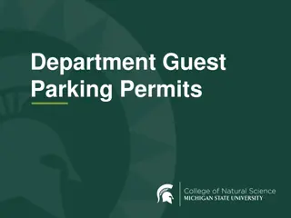 Streamlined Online Guest Parking Permit System
