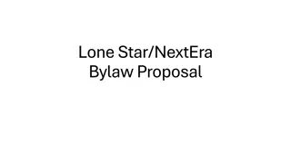 Proposed Bylaw Amendment Impact on ERCOT Affiliates