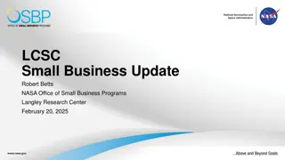 NASA Small Business Opportunities and Learning Events in 2025