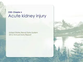 Acute Kidney Injury in Medicare Patients: Data Report Analysis