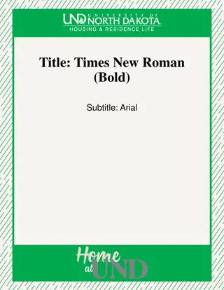 Elegant Typeface Combo for Your Presentation