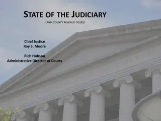 Judiciary and County Revenue Issues in Alabama