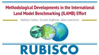 Developments in International Land Model Benchmarking Efforts