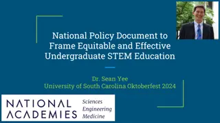 Framework for Equitable and Effective Undergraduate STEM Education