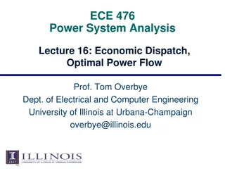 Economic Dispatch and Optimal Power Flow Analysis in Power Systems