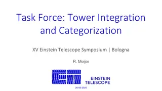 Tower Integration and Categorization at Einstein Telescope Symposium