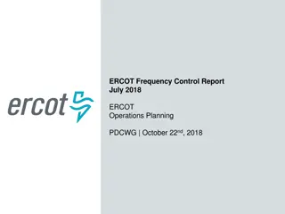 ERCOT Frequency Control Report July 2018 Summary