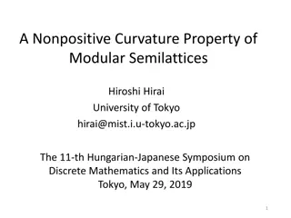 Nonpositive Curvature Property of Modular Semilattices and Orthoscheme Complexes