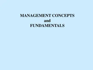 Understanding Management Concepts and Fundamentals