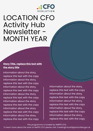 Storytelling in the Activity Hub Newsletter