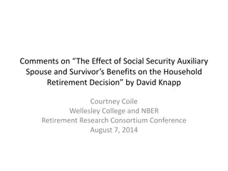 Effect of Social Security Auxiliary Benefits on Household Retirement Decision Analysis