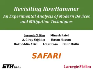 Experimental Analysis of RowHammer Vulnerability in Modern DRAM Chips