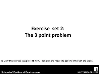Solving the 3-Point Problem: Finding Strike and Dip