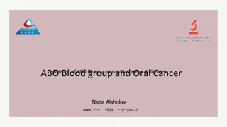 Understanding the Relationship Between ABO Blood Groups and Oral Cancer Risk Factors
