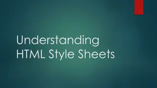 Understanding HTML Style Sheets: Types, Usage, and Best Practices