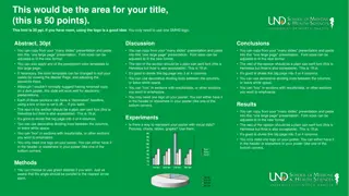 Creating an Engaging Large Page Presentation for Electronic Presentations