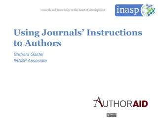How to Use Journal Instructions Effectively for Authors